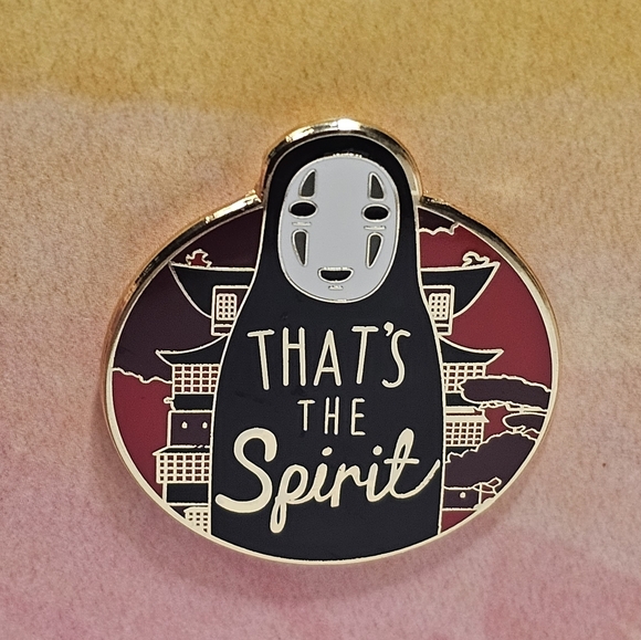 {5/$25} Spirited Away No Face hard enamel pin - Picture 2 of 4